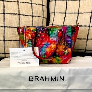 Brahmin Small Ashlee Satchel in Fallstruck